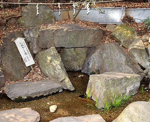 はけの道と湧水の画像