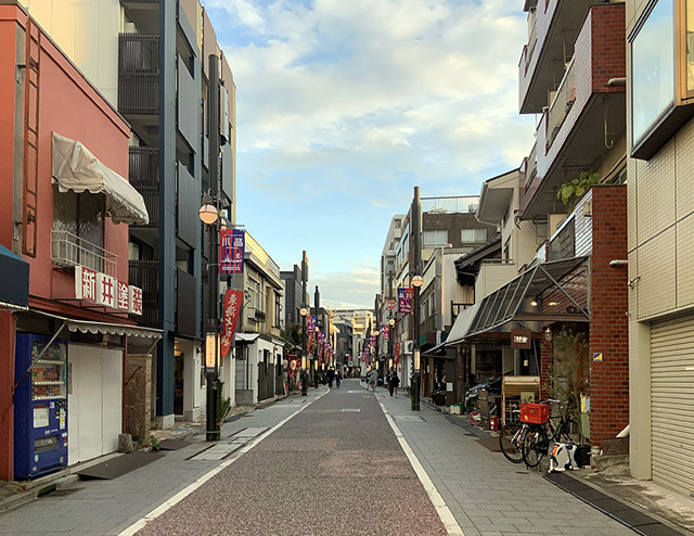 旧東海道の町並み