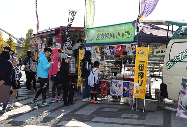 中央広場の出店